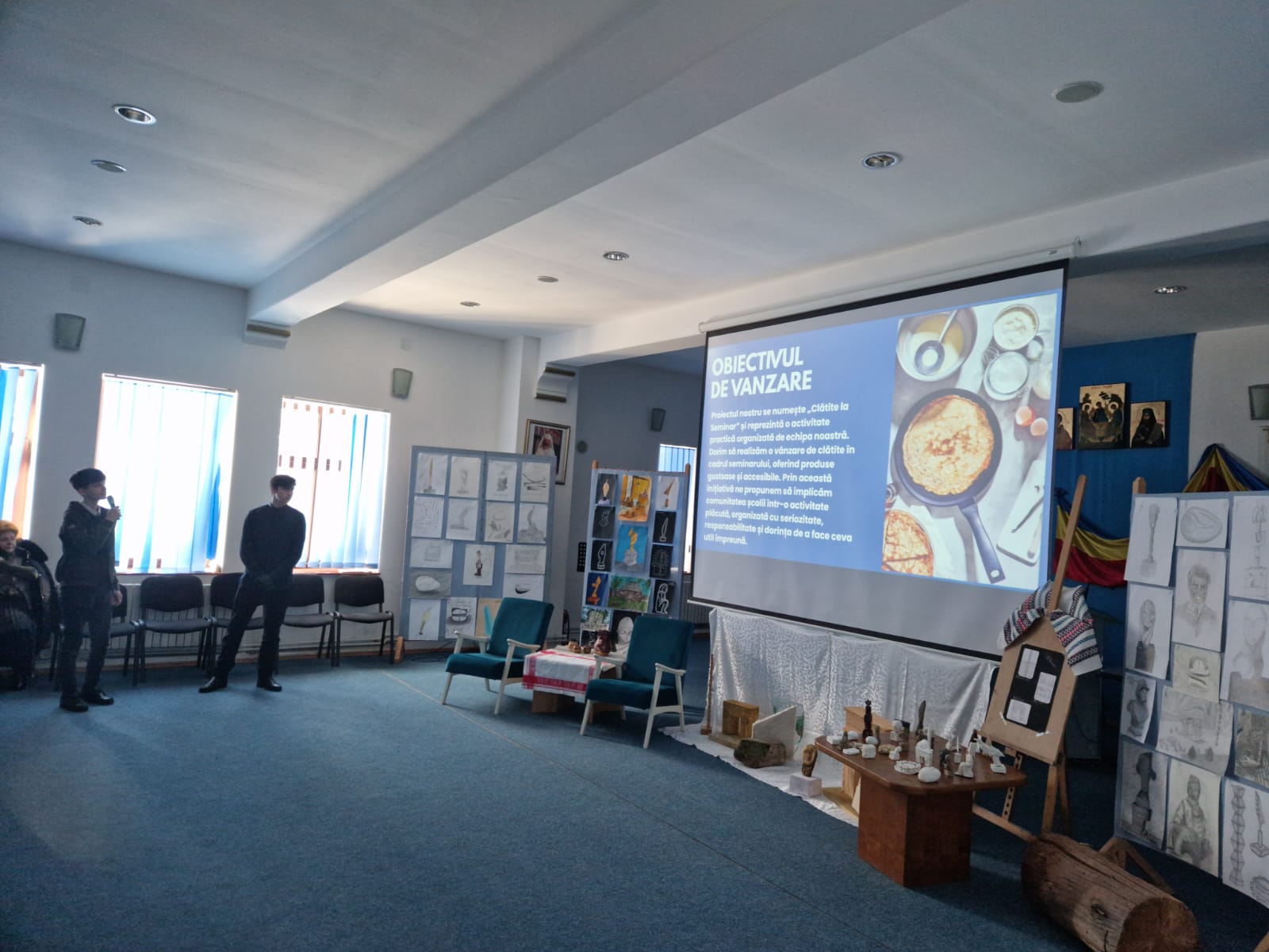 Elevii de la Seminarul Teologic Mănăstirea Neamț au participat la concursul „Tinerii Antreprenori”