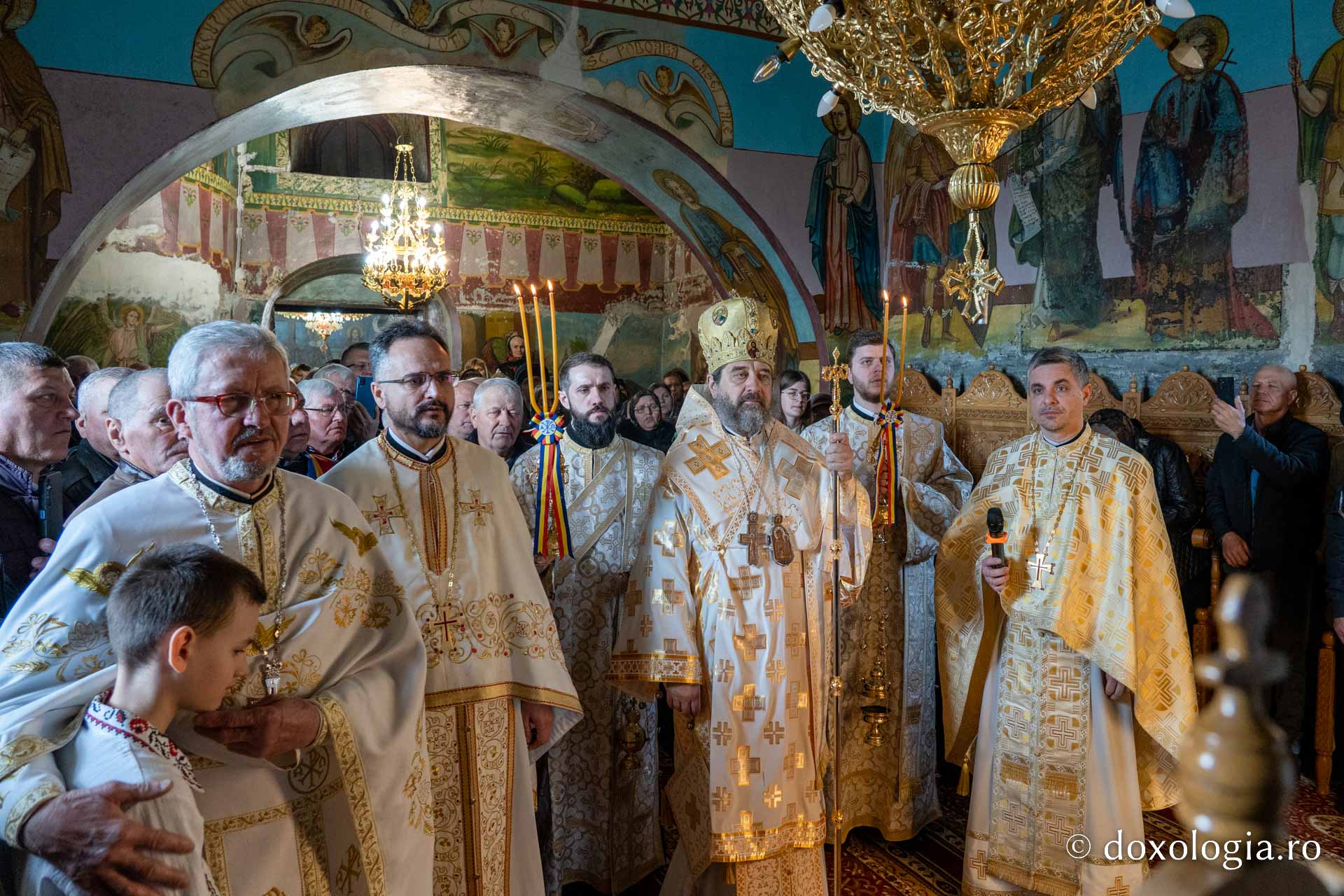 Slujbă arhierească, în Duminica Sfântului Ioan Scărarul, la Parohia Valea Seacă