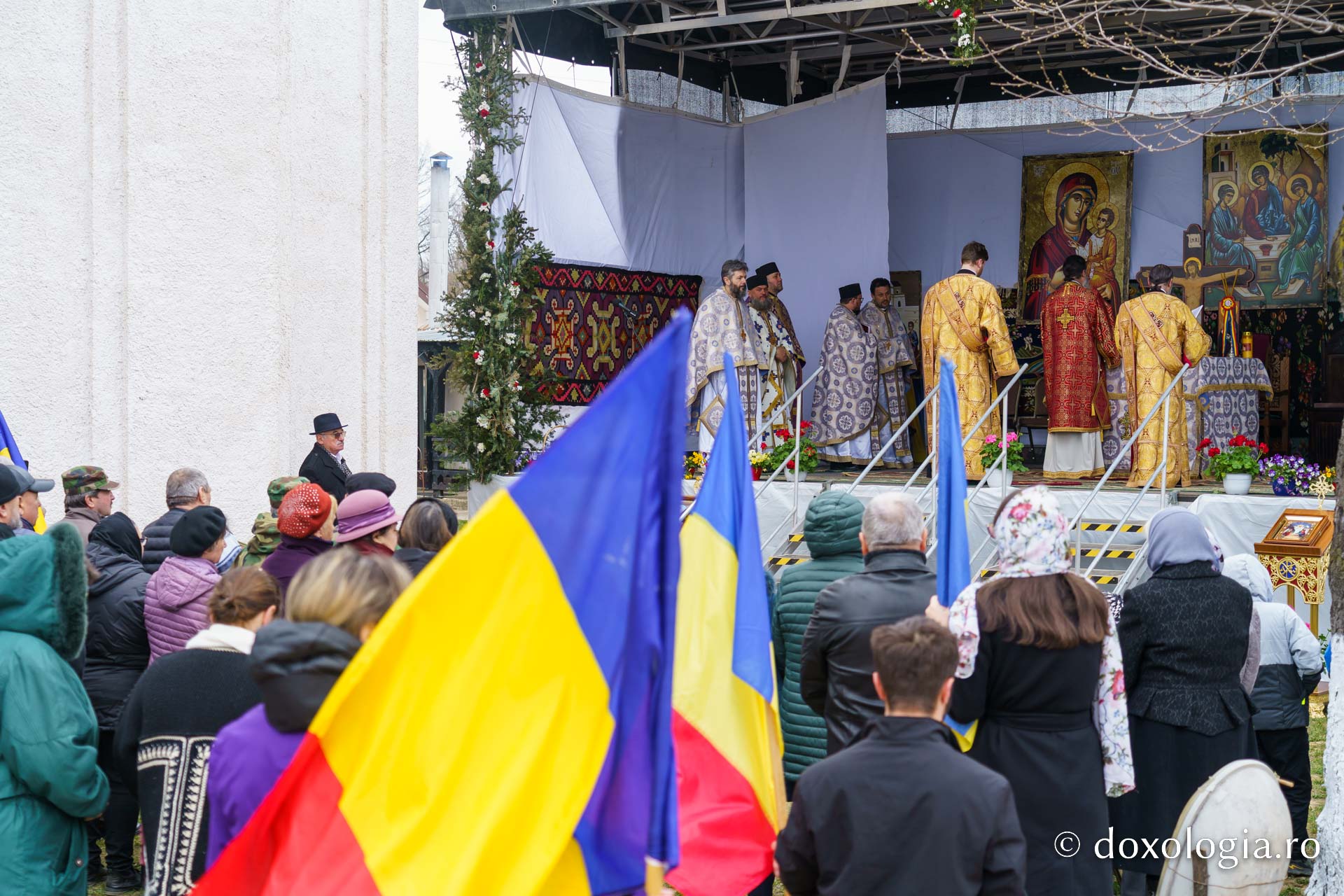 Rugăciune și comemorare: 108 ani de la Unirea Basarabiei, marcați la Bârnova
