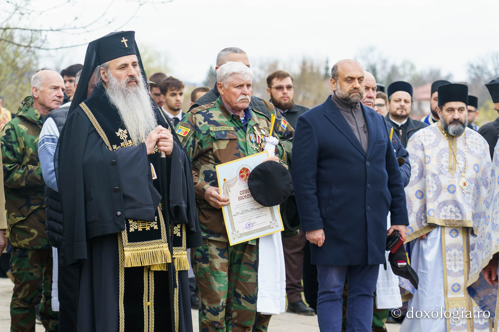 Rugăciune și comemorare: 108 ani de la Unirea Basarabiei, marcați la Bârnova