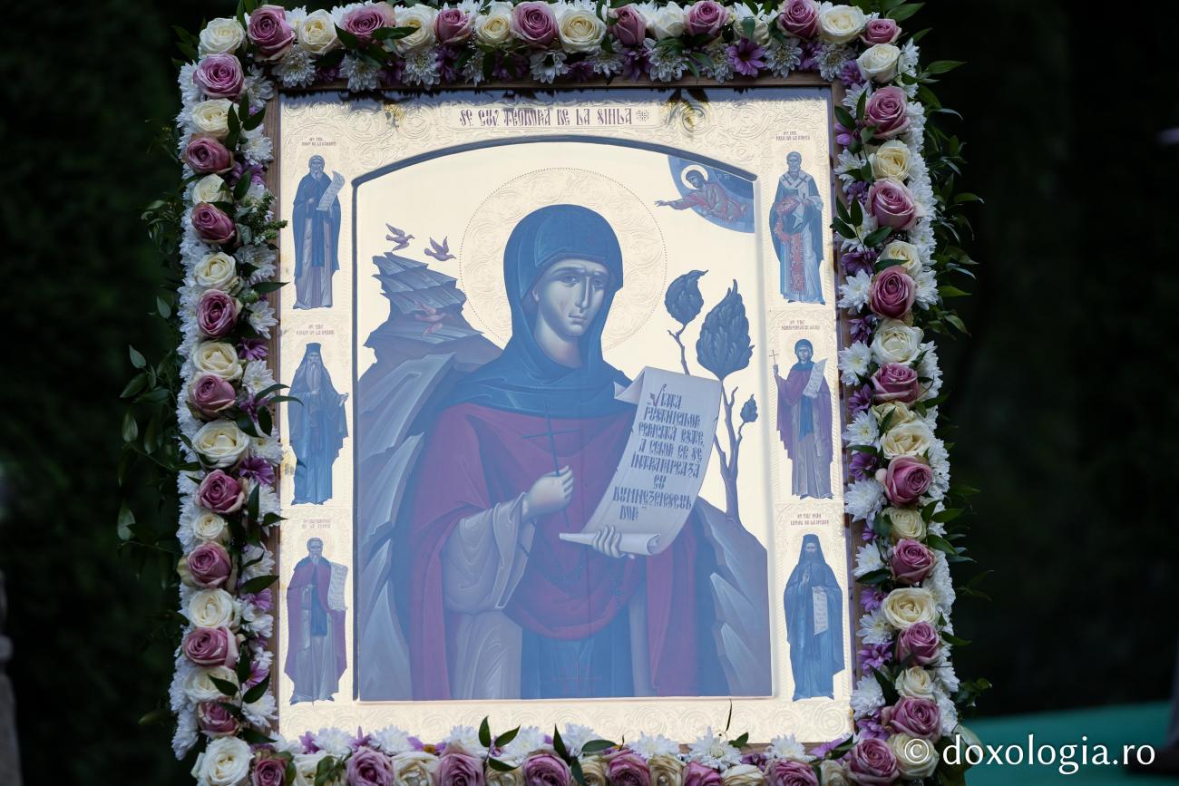 icoana Sfintei Cuvioase Teodora de la Sihla