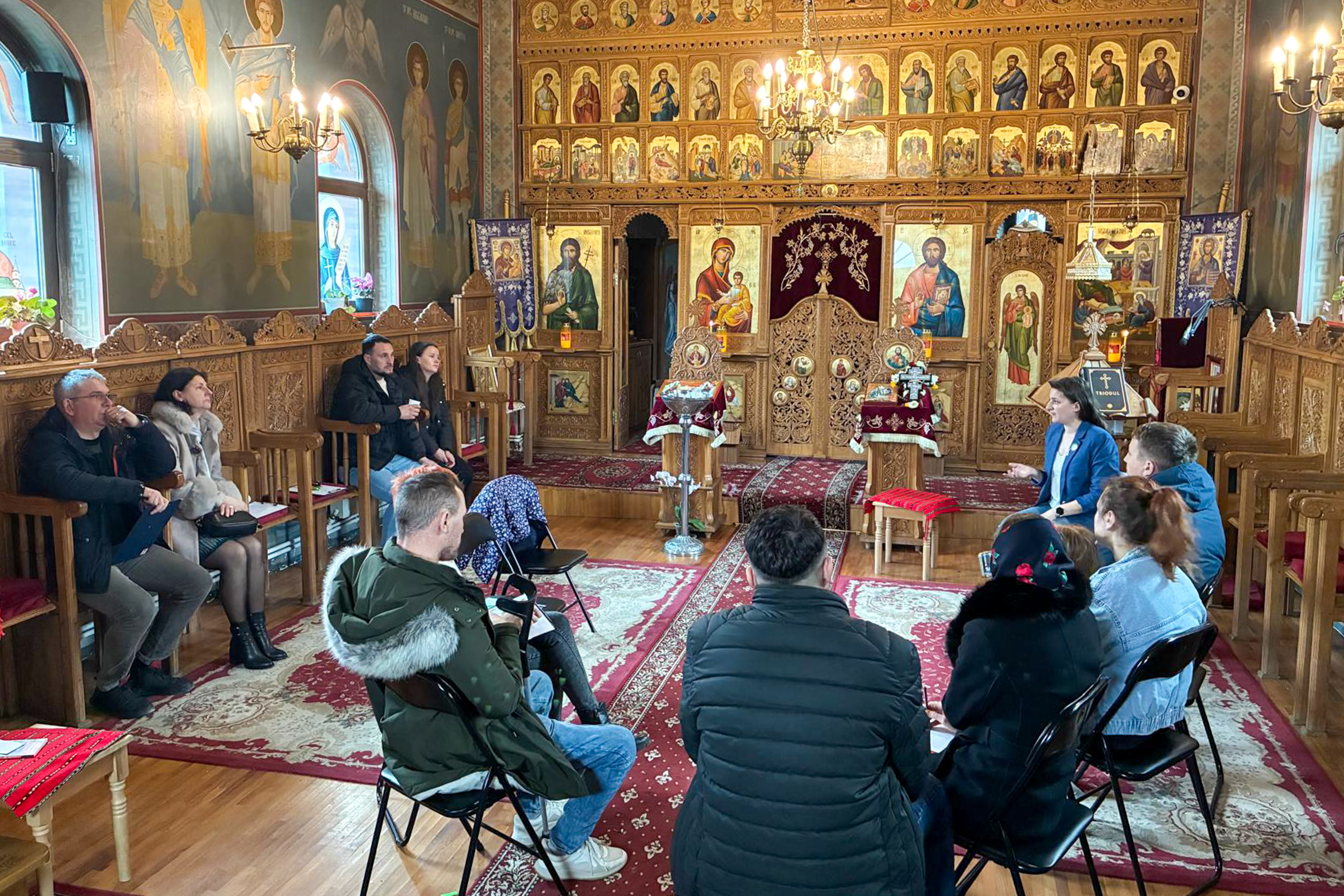 Psihologul Gilia Crăciun a susținut un atelier despre relații de cuplu la „Nașterea Maicii Domnului” Curături