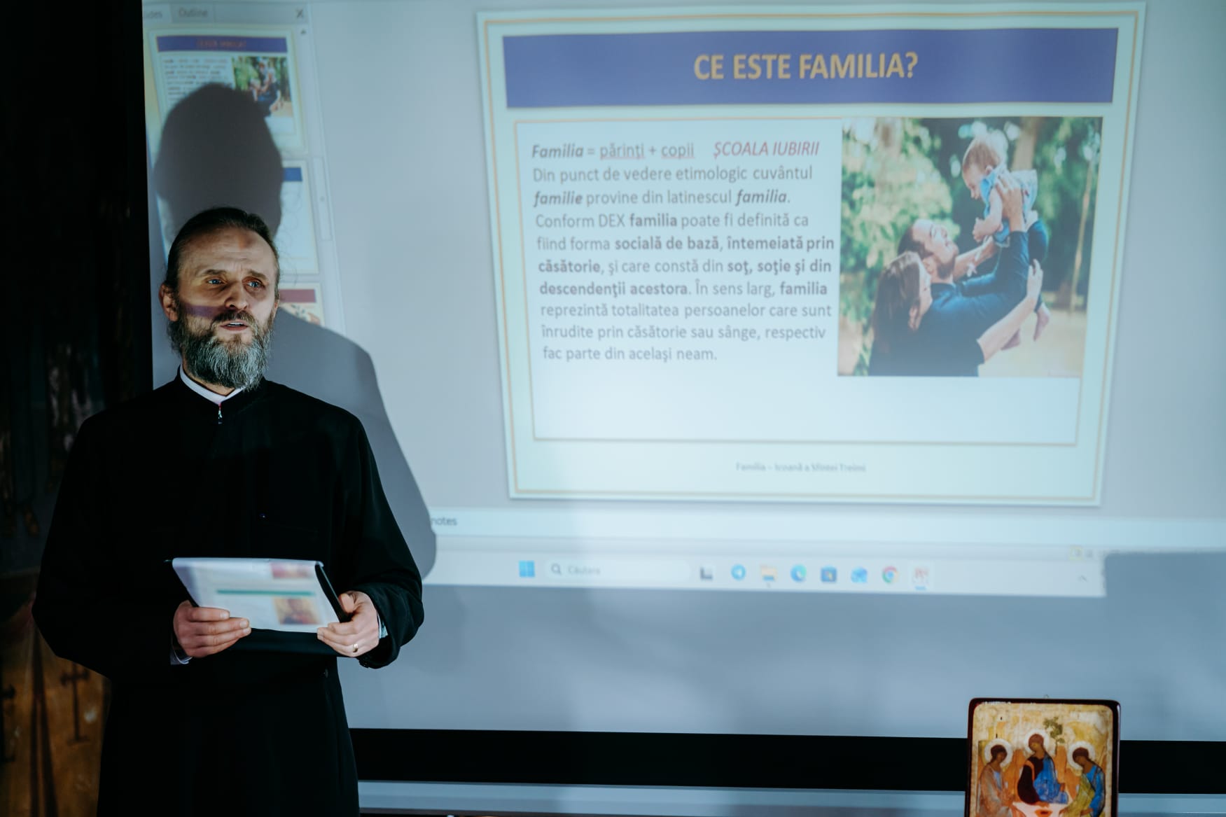 Cateheză despre familie, la Biserica din Lunca Rateș, în prima duminică din Postul Mare