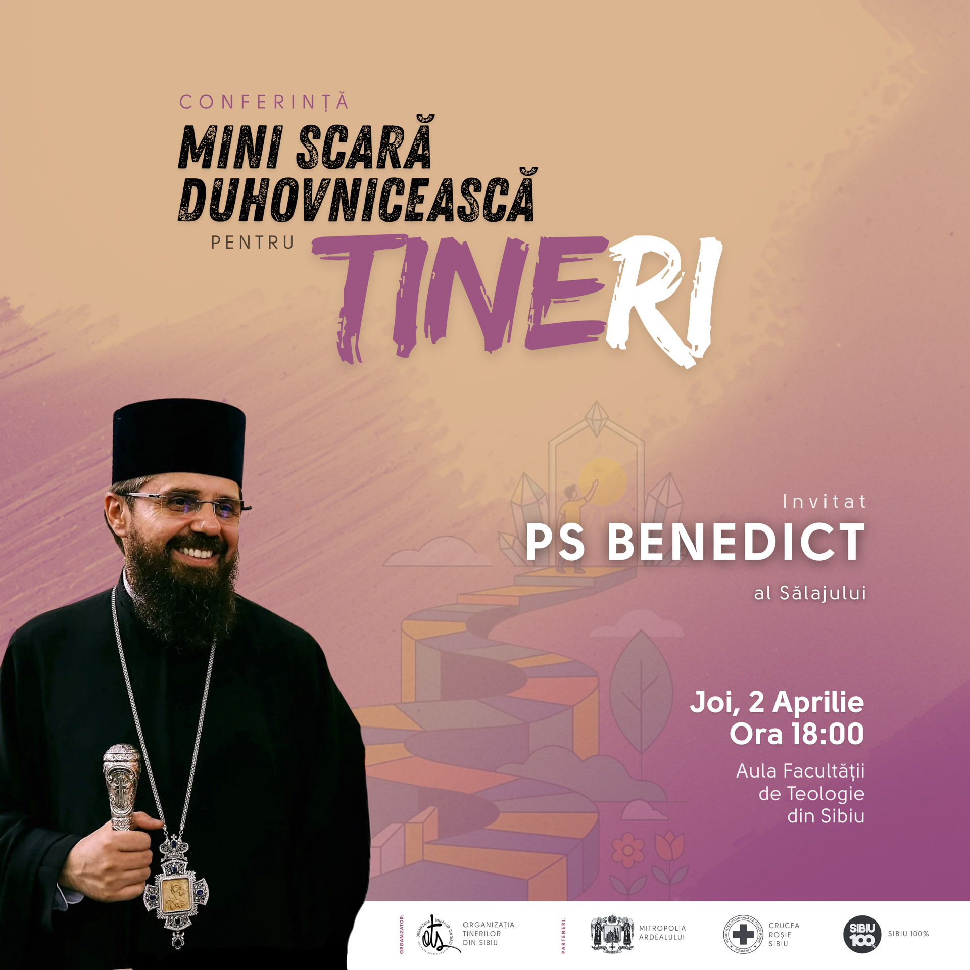 O „Mini Scară” pentru tinerii de azi - Conferință susținută la Sibiu de PS Benedict, Episcopul Sălajului