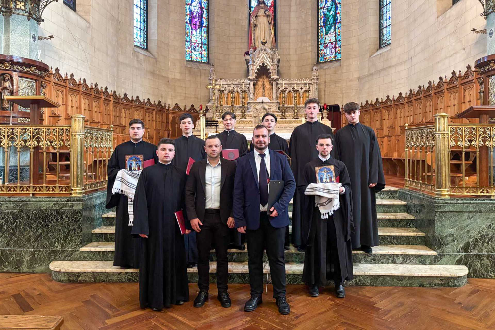 Elevii Seminarului din Dorohoi, misiune culturală și spirituală în nordul Spaniei