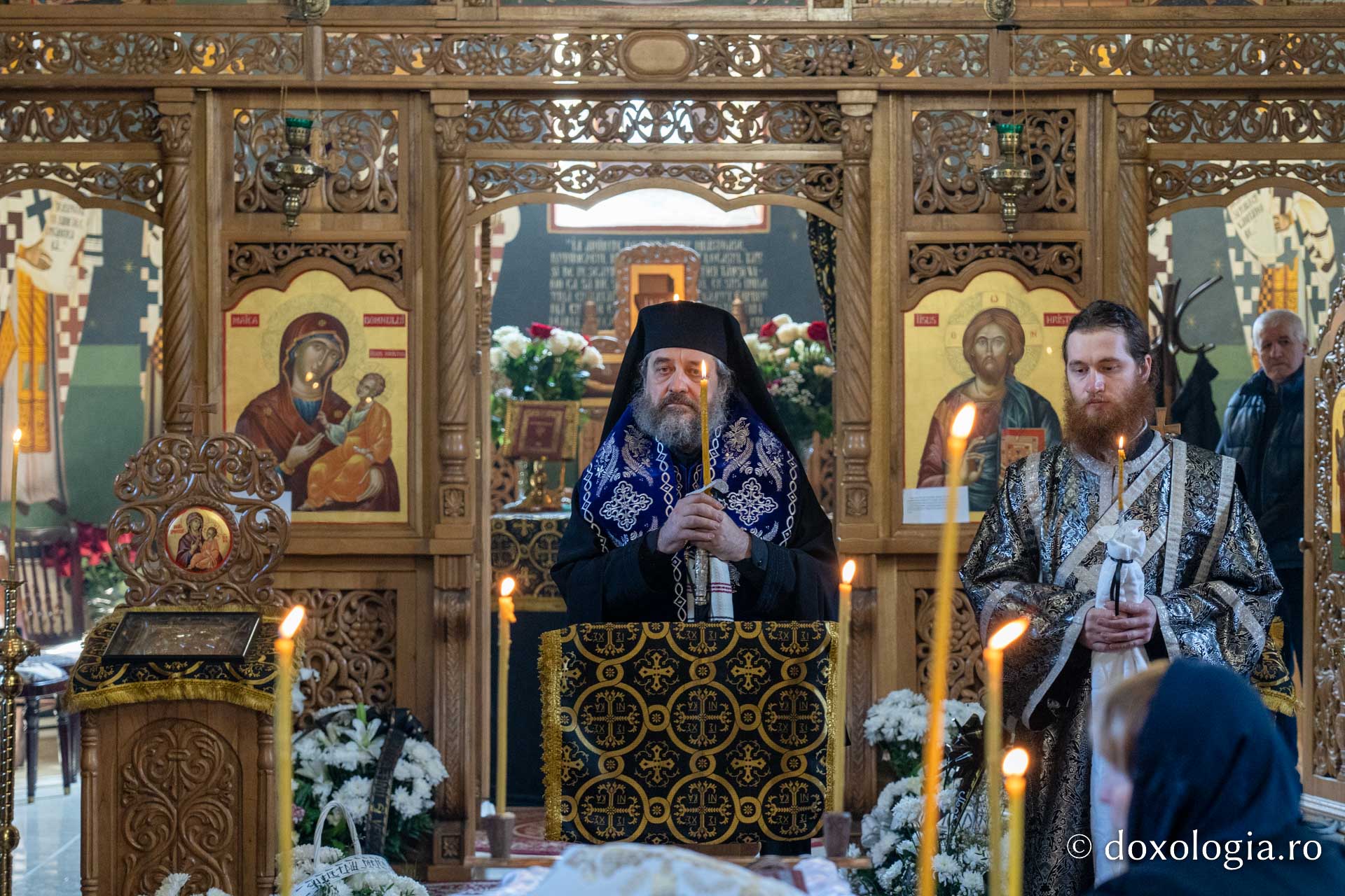 Părintele Gavril Damian a fost înmormântat la Botoșani