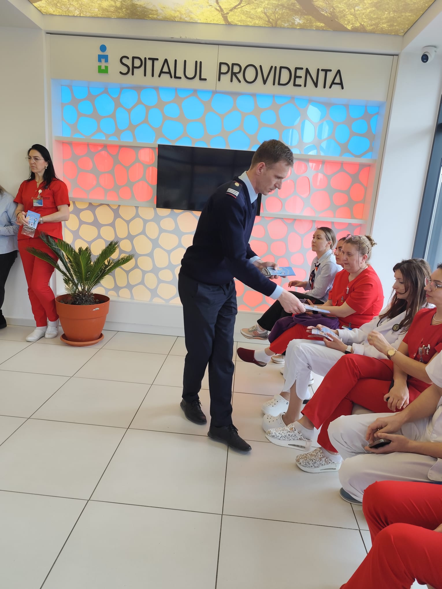 Instructaj în domeniul situațiilor de urgență la Spitalul Providența