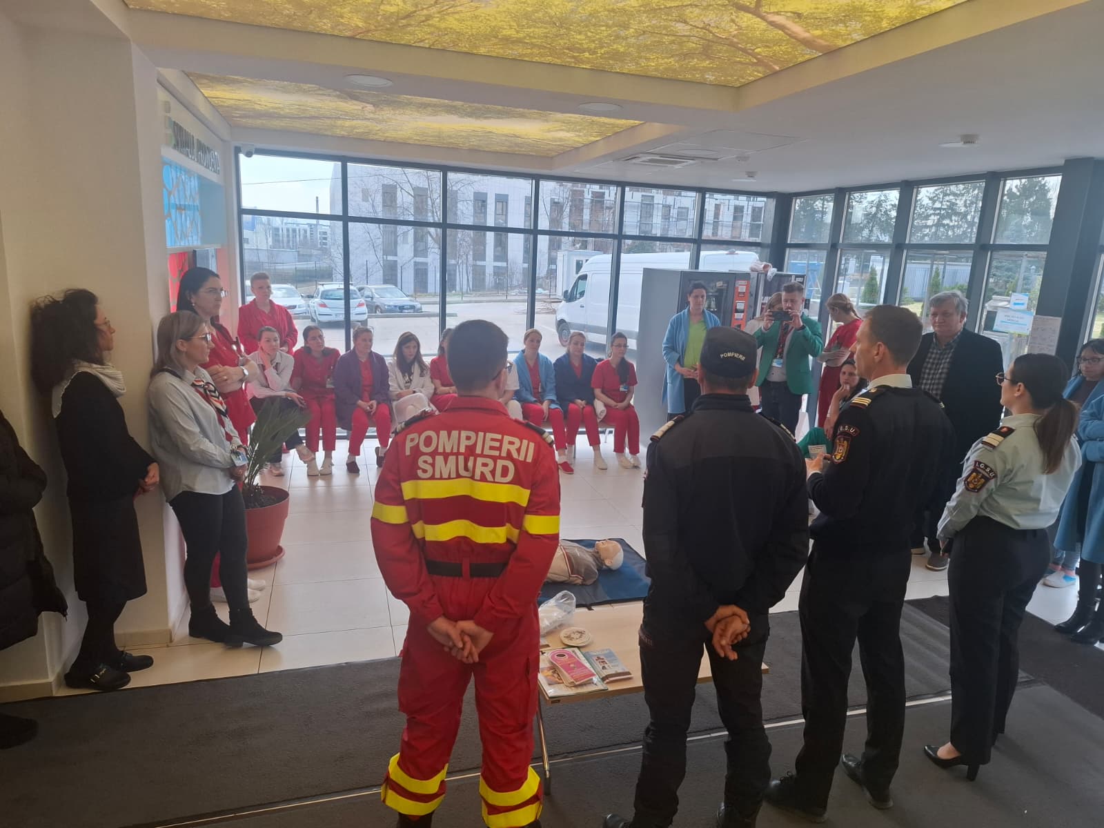 Instructaj în domeniul situațiilor de urgență la Spitalul Providența