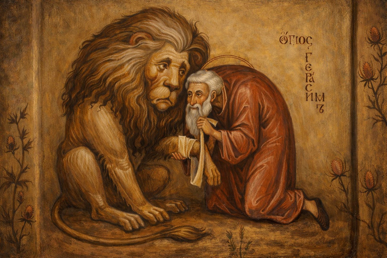 Sfântul Cuvios Gherasim de la Iordan