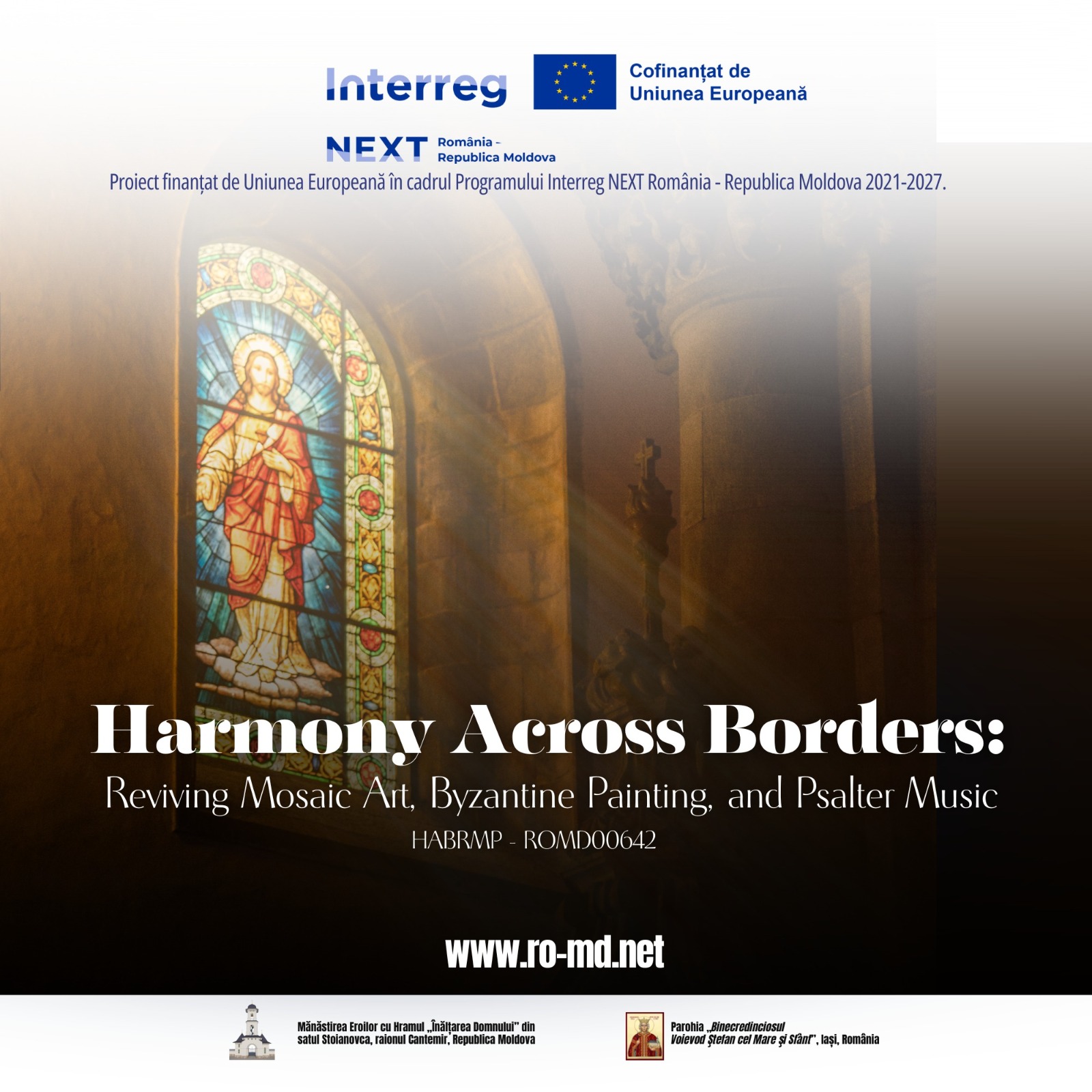 Proiect Parohia Binecrediciosul Voievod Ștefan cel Mare și Sfânt, Iași anunță lansarea proiectului ROMD00642 „Harmony Across Borders: Reviving Mosaic Art, Byzantine Painting, and Psalter Music” (HABRMP)