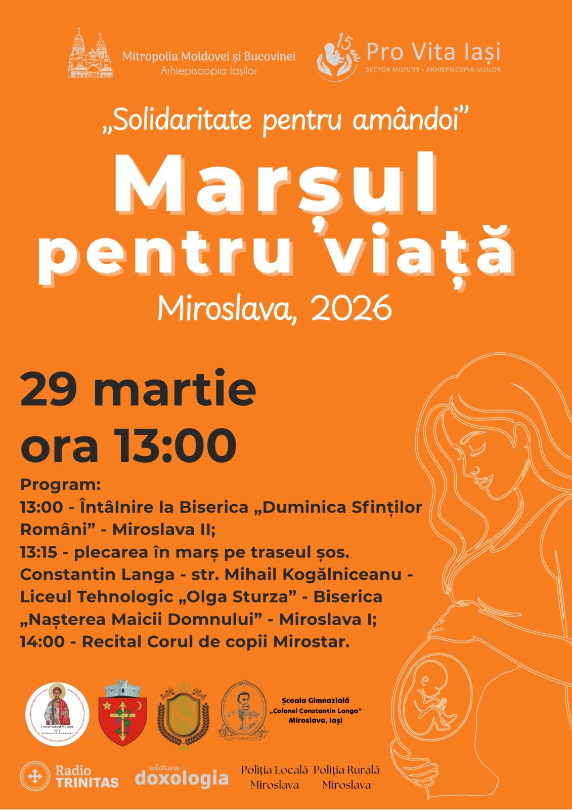 Evenimente care vor avea loc în Arhiepiscopia Iaşilor, în perioada 29 martie – 4 aprilie 2026