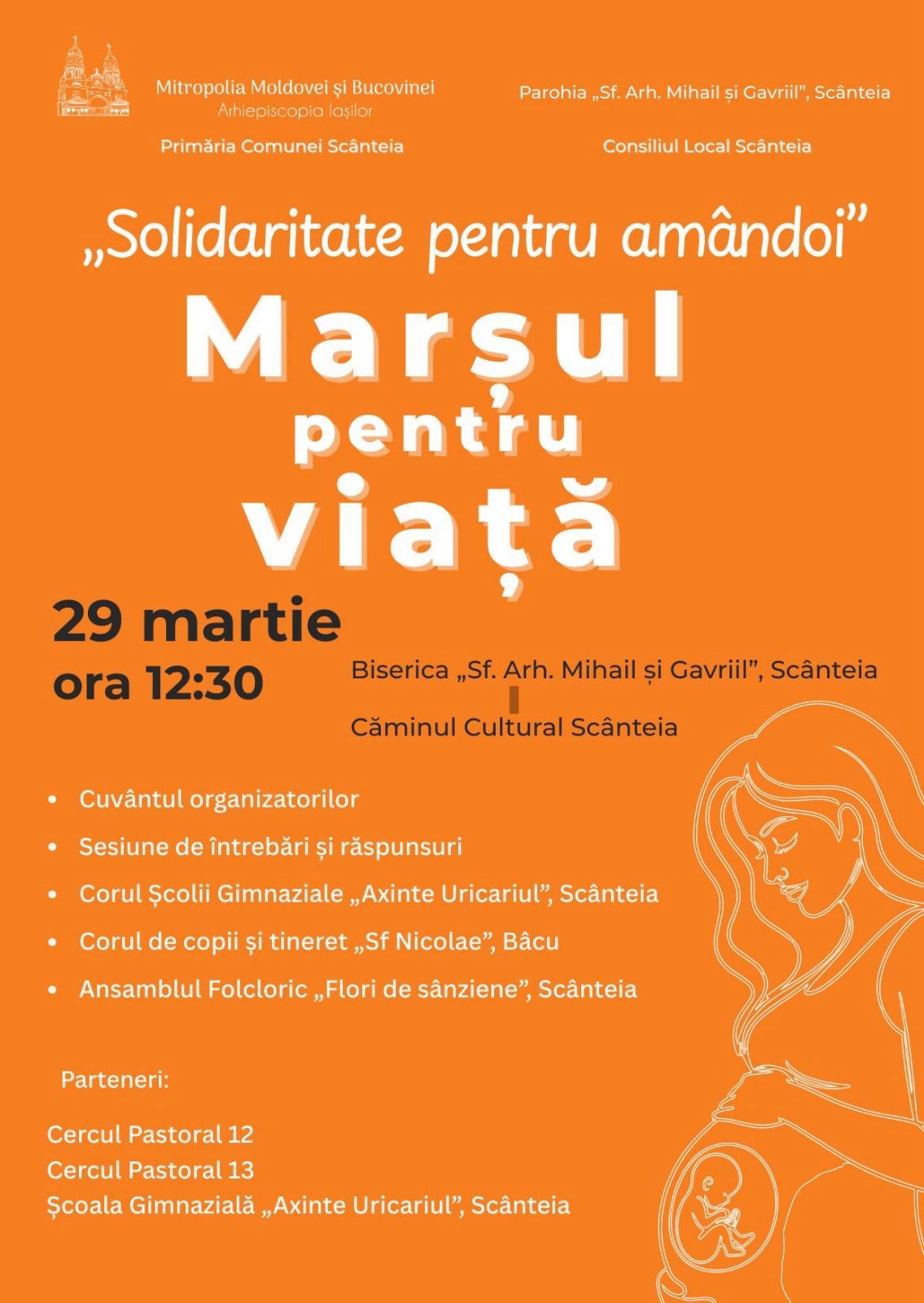 Evenimente care vor avea loc în Arhiepiscopia Iaşilor, în perioada 29 martie – 4 aprilie 2026