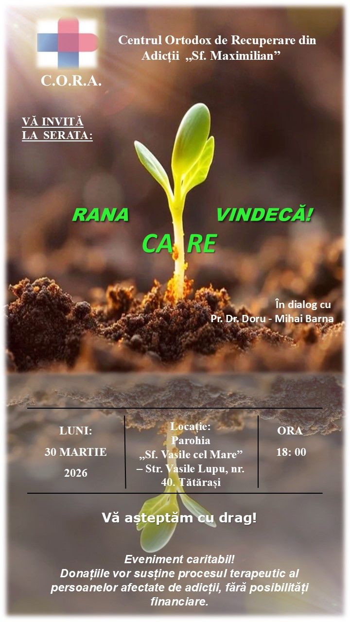 Evenimente care vor avea loc în Arhiepiscopia Iaşilor, în perioada 29 martie – 4 aprilie 2026