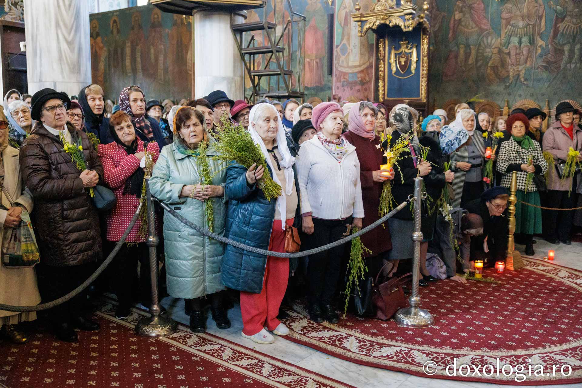 Aproximativ 2500 de credincioși au participat la Procesiunea de Florii din Iași