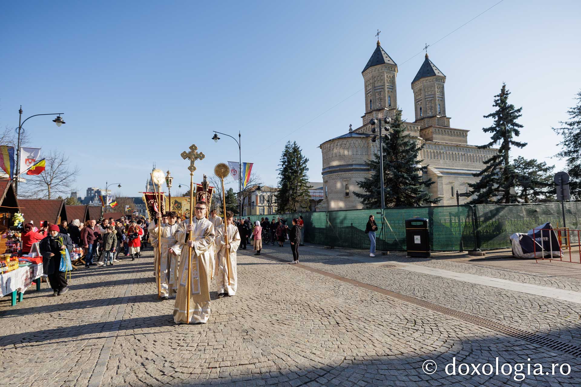 Aproximativ 2500 de credincioși au participat la Procesiunea de Florii din Iași