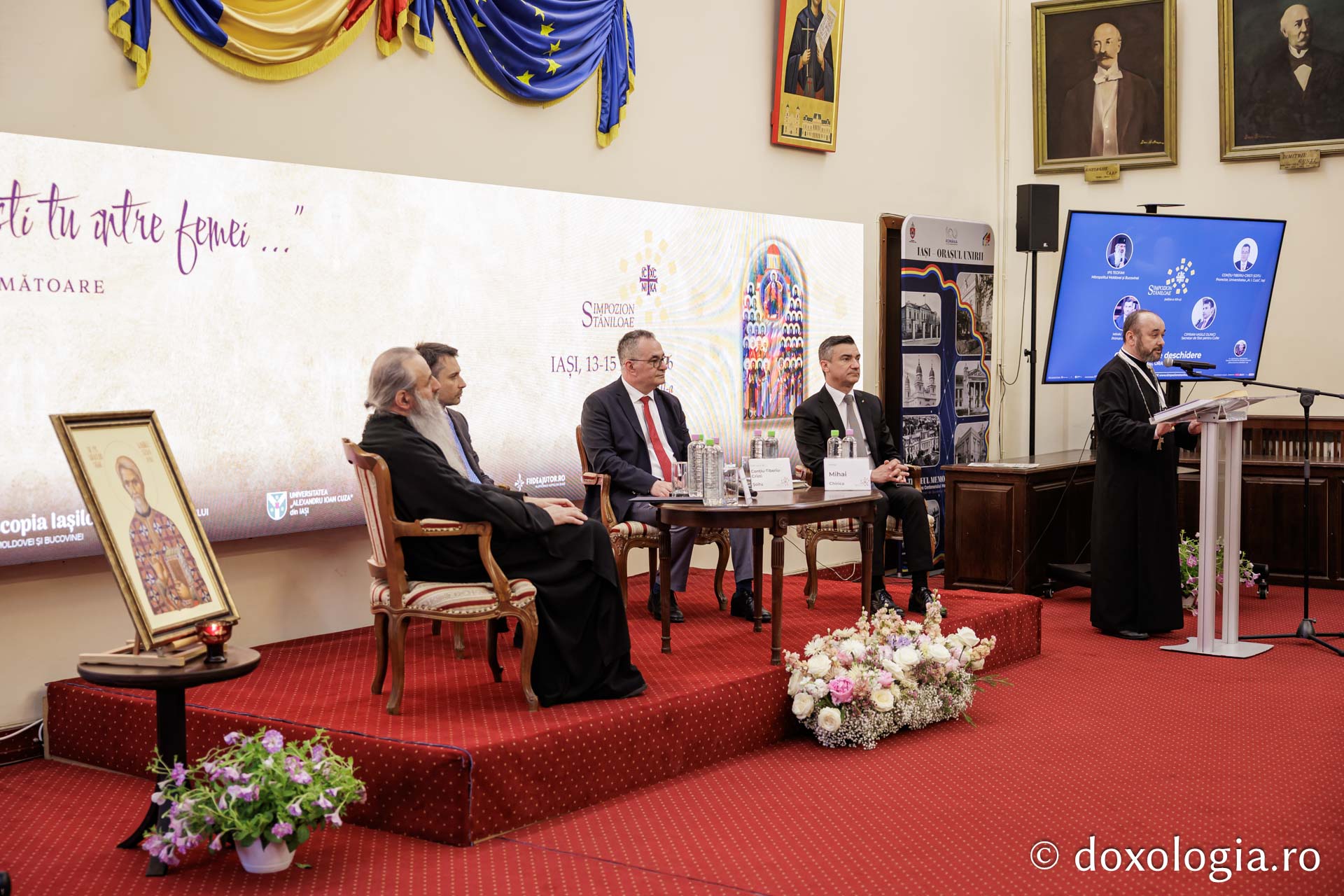 Deschiderea Simpozionului Internațional „Dumitru Stăniloae” la Iași: reflecții dedicate Maicii Domnului și familiei creștine / Foto: Oana Nechifor