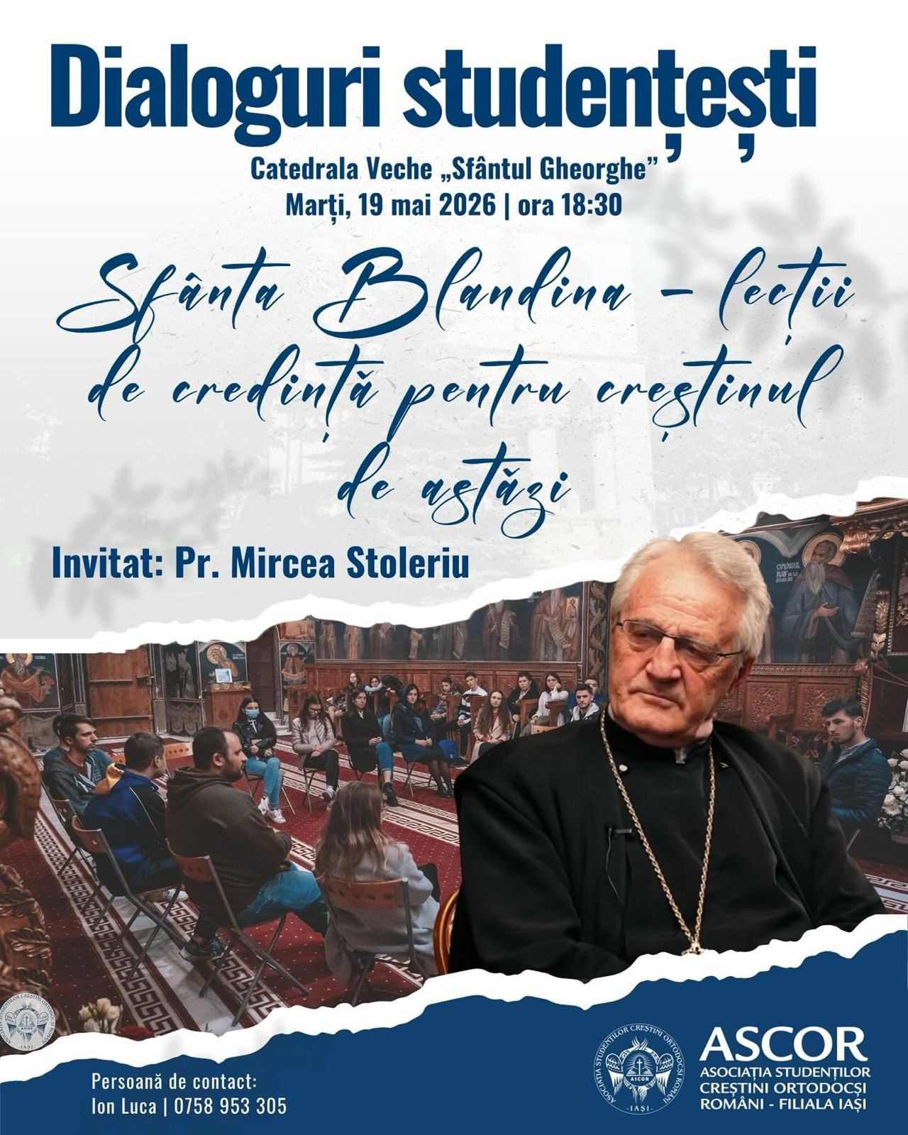 Evenimente care vor avea loc în Arhiepiscopia Iaşilor, în perioada 17-23 mai 2026