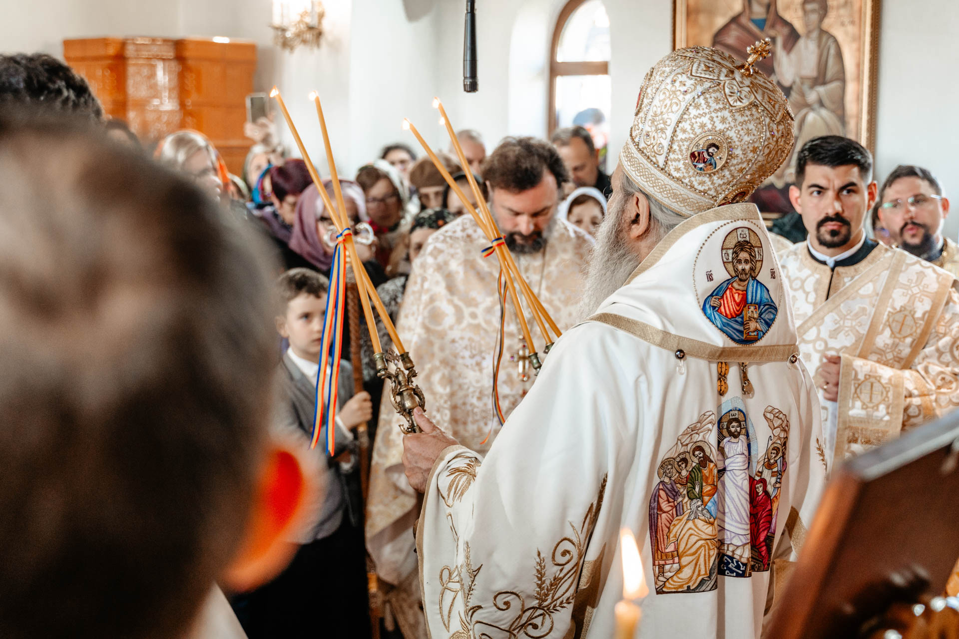 Înaltpreasfințitul Părinte Teofan a slujit în Parohia Slobozia din comuna Voinești