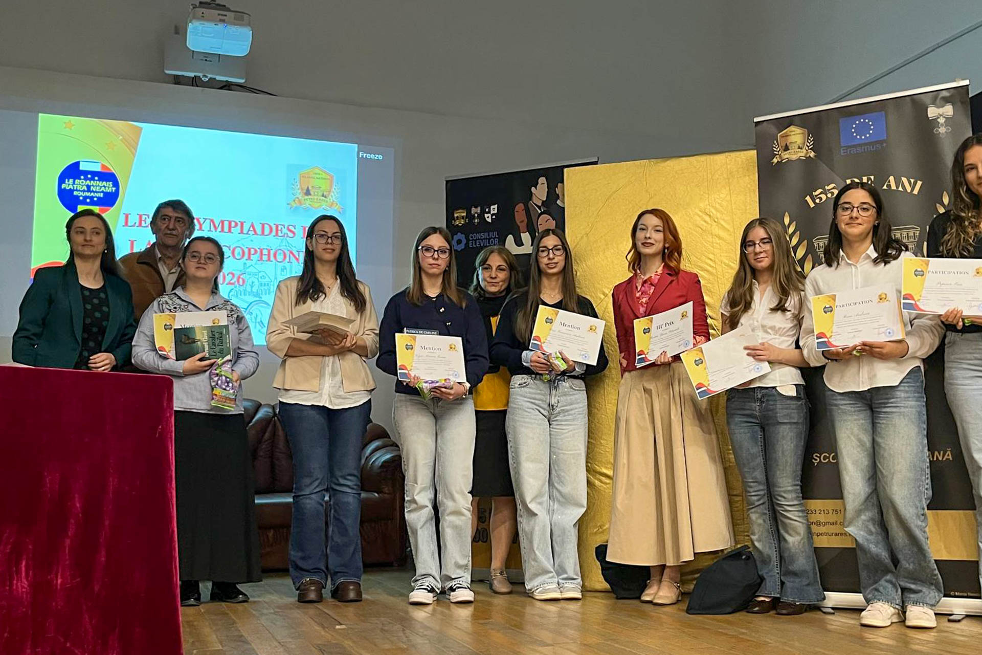 Premiu internațional pentru o elevă pasionată de limba franceză de la Seminarul Teologic Ortodox „Veniamin Costachi” de la Mănăstirea Neamț