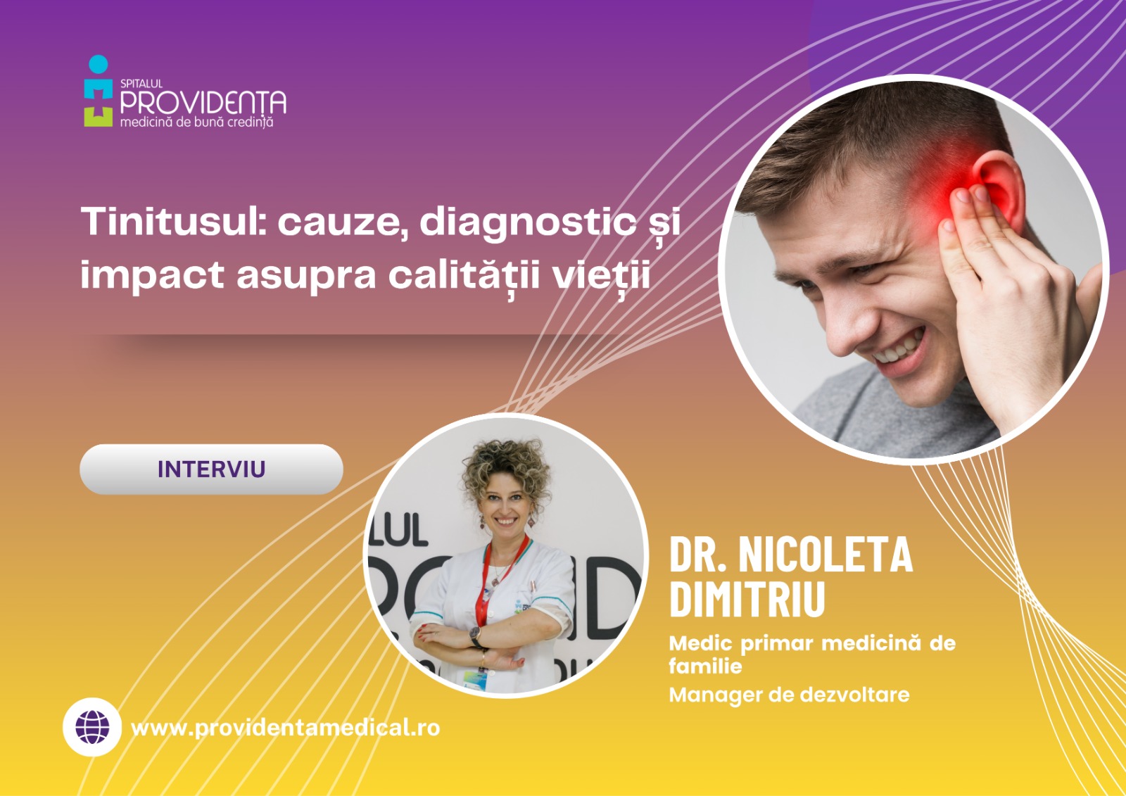 Tinitusul: cauze, diagnostic, tratament și cum afectează calitatea vieții