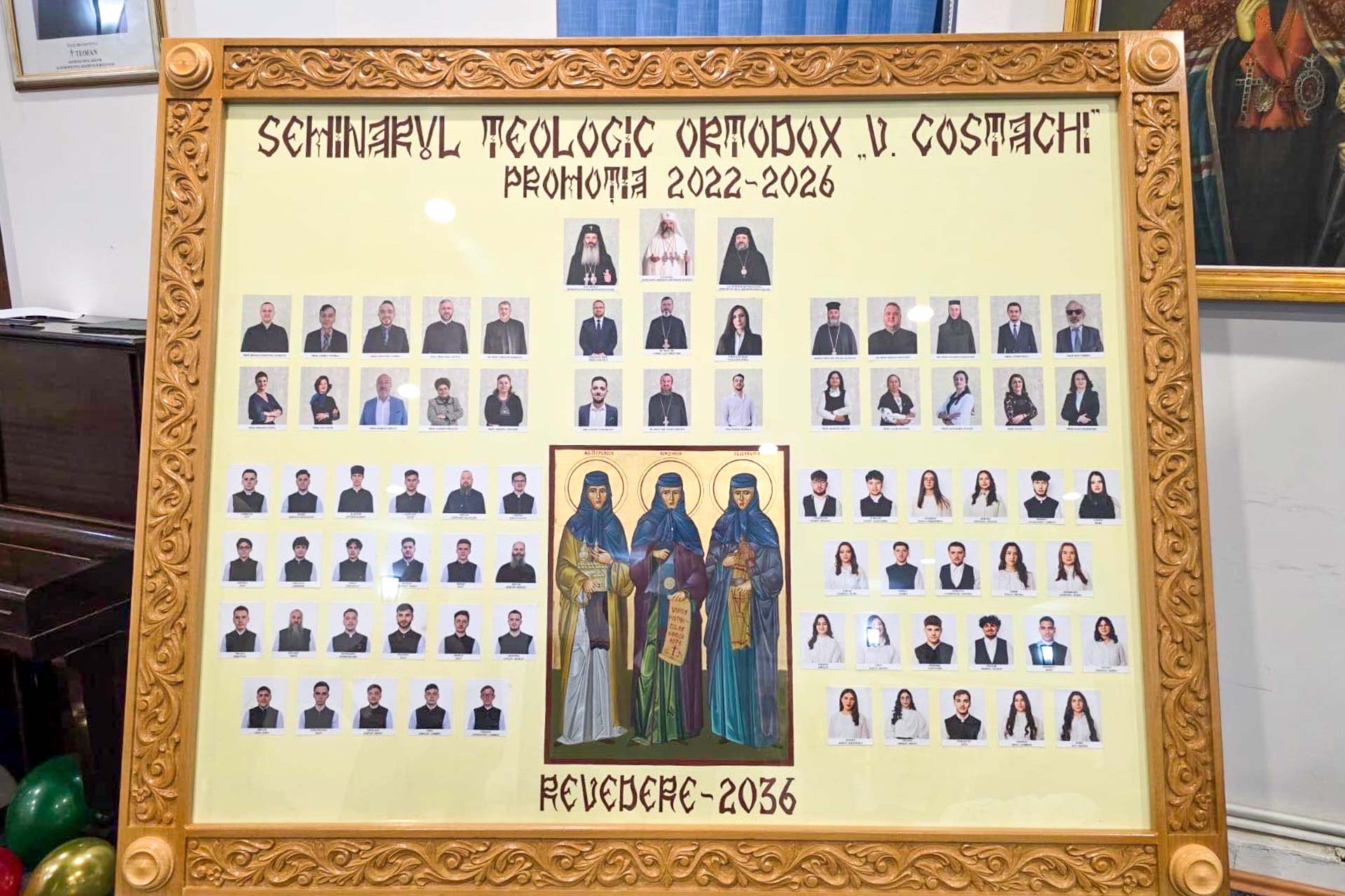 Curs festiv și binecuvântare pentru absolvenții Seminarului Teologic de la Mănăstirea Neamț