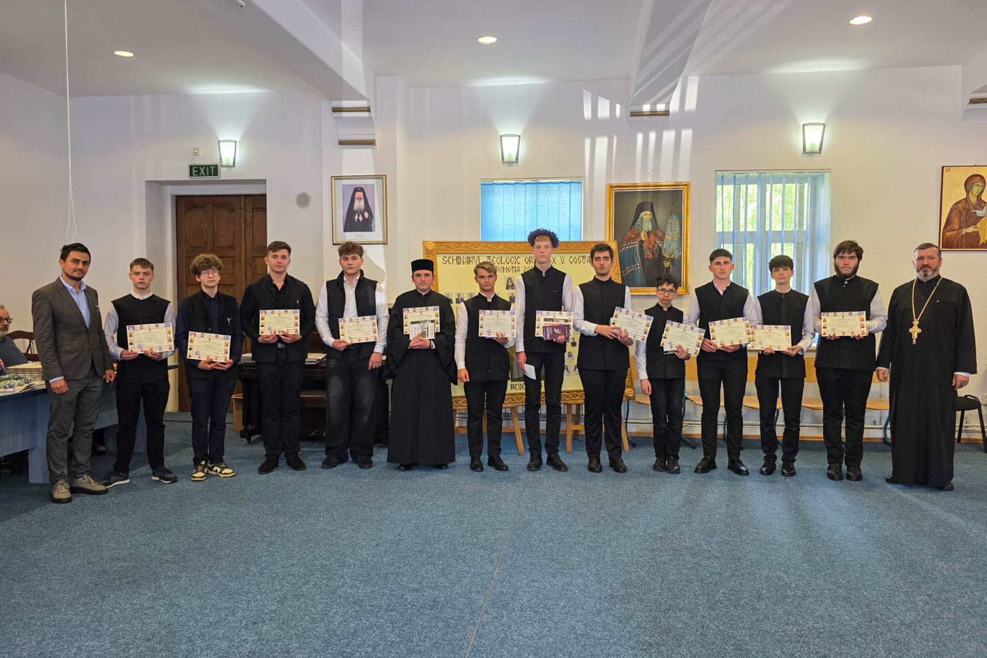 Festivitatea de premiere de la Seminarul Teologic „Veniamin Costachi” – sărbătoarea roadelor unui an de muncă și dăruire