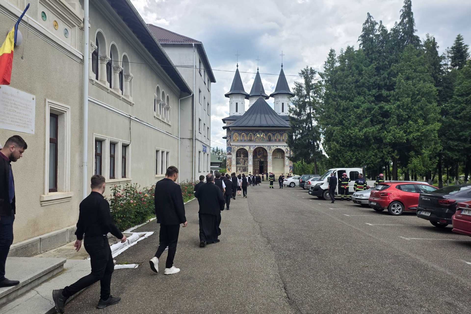 Lecție de prim ajutor și responsabilitate la Seminarul Teologic de la Mănăstirea Neamț