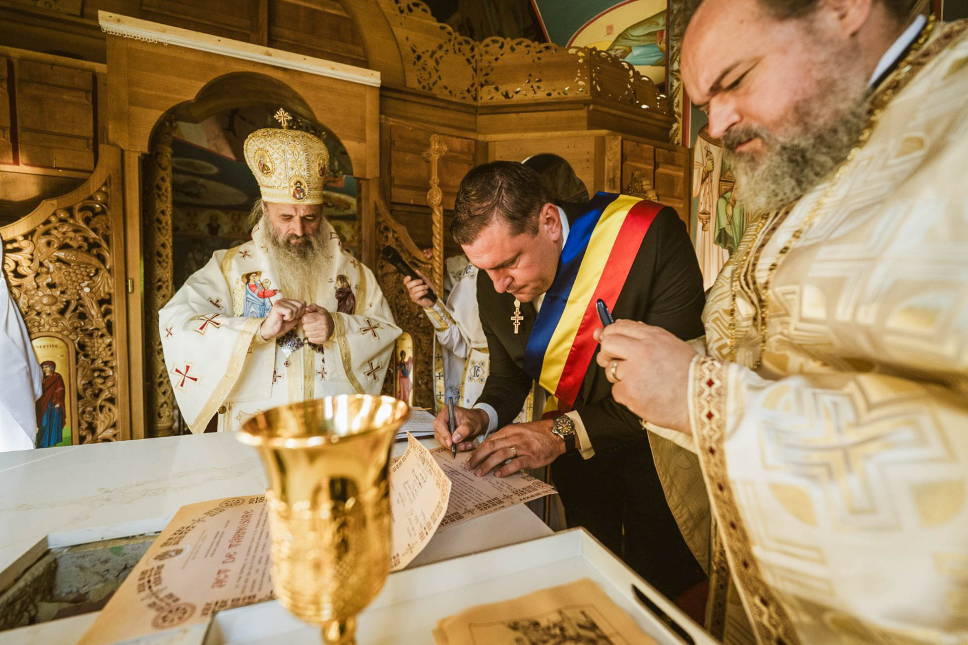Parohia „Buna Vestire” din Popești, Farcașa, are un nou paraclis închinat Sfântului Ierarh Nectarie și Sfântului Efrem cel Nou