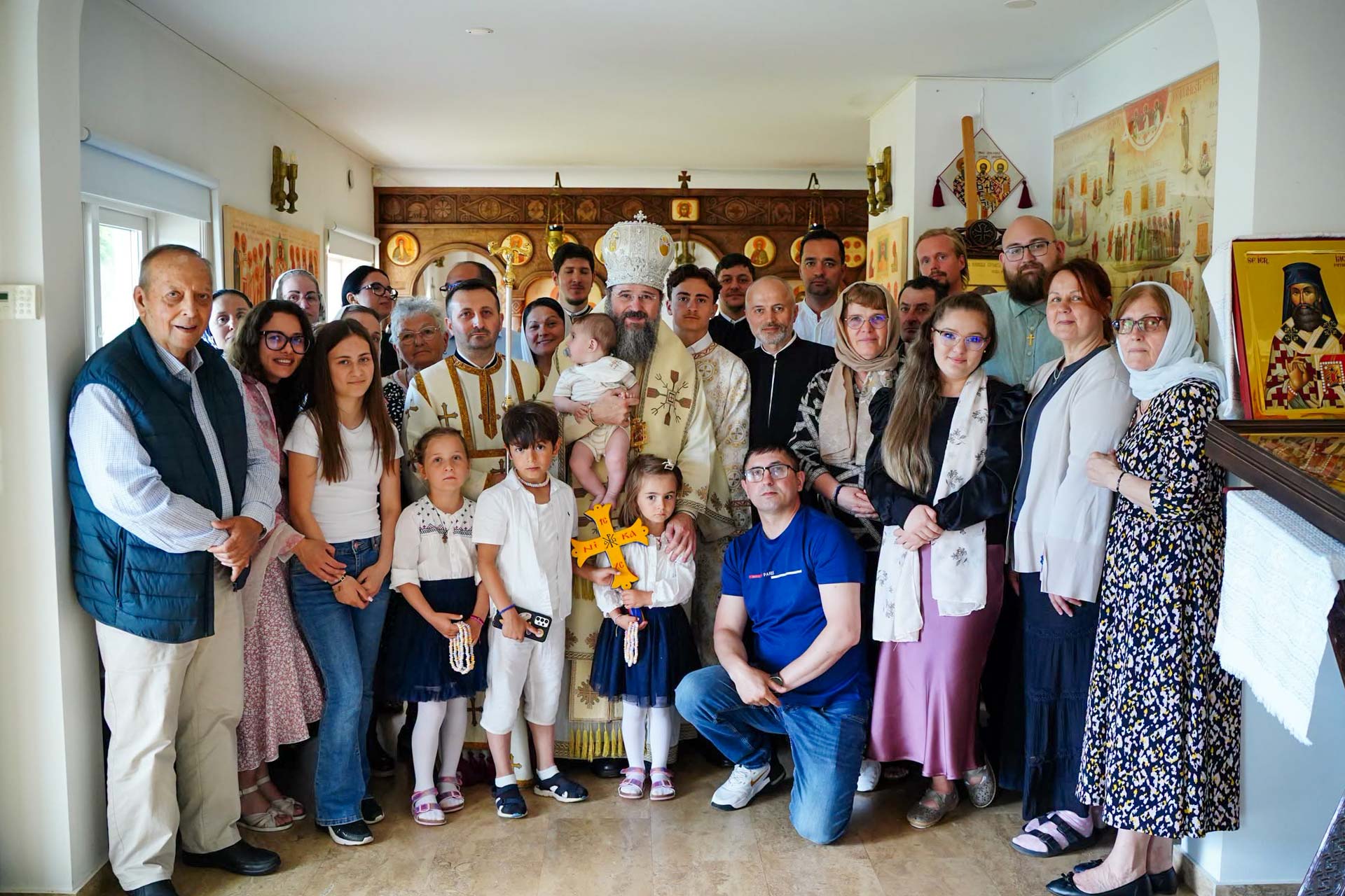 PS Macarie a slujit în Roma, Sardinia și Stockholm, în mijlocul comunităților românești