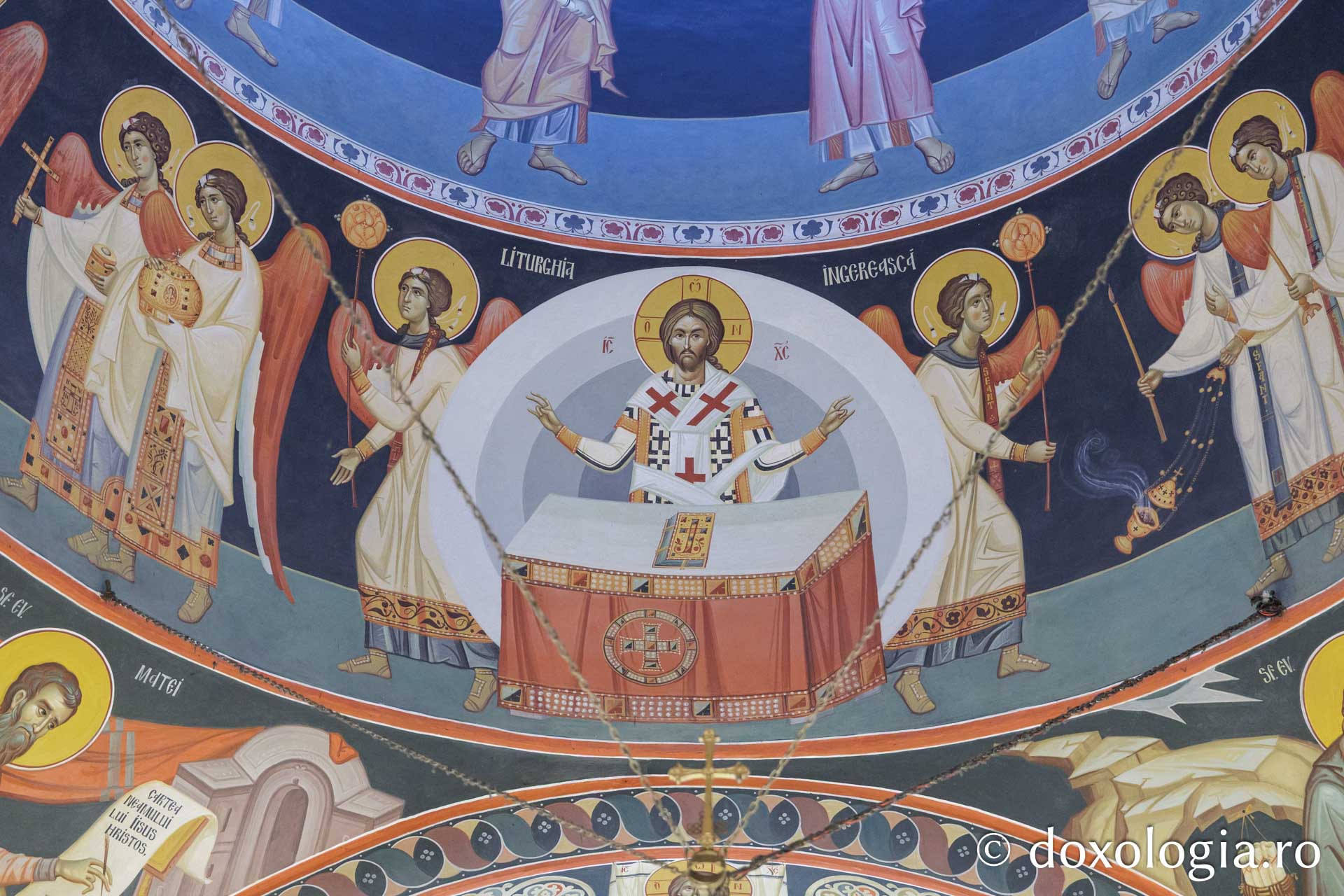 Veșmântul pictural al bisericii Mănăstirii Afteia