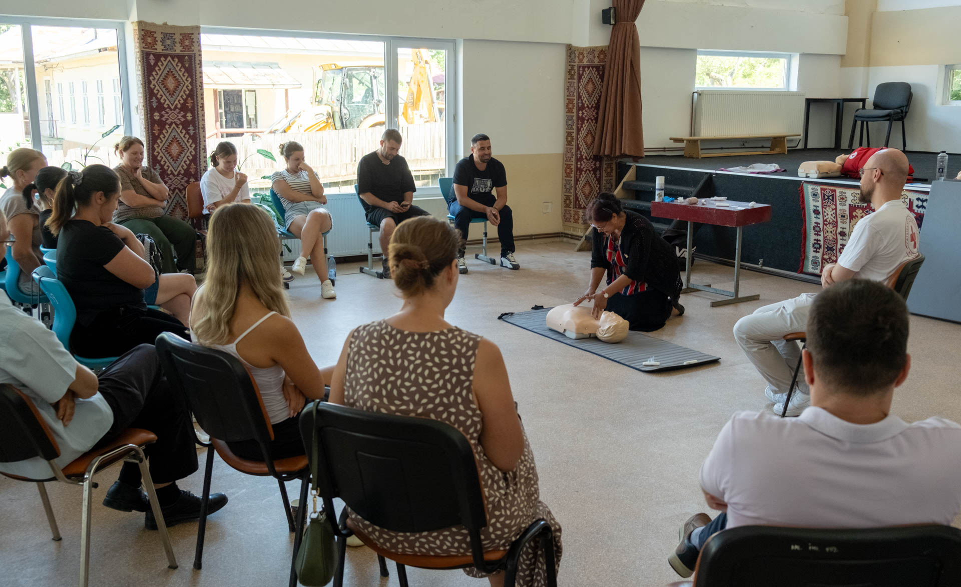 Comunitatea din Dobrovăț se pregătește să salveze vieți. Campania pentru achiziționarea primului defibrilator din comună continuă