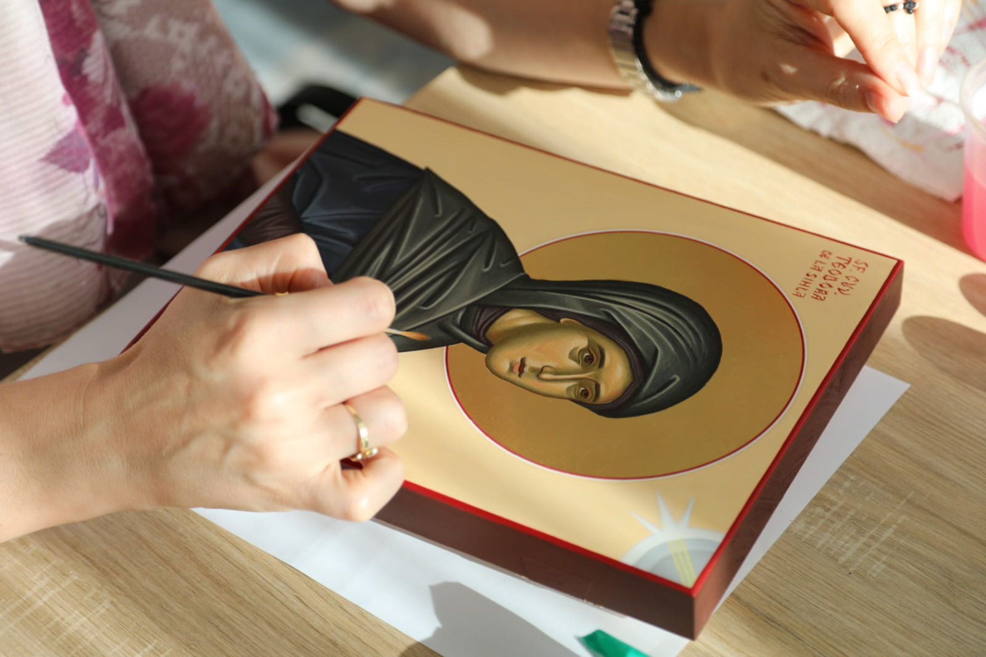 Tabără de pictură bizantină la Mănăstirea Sihăstria