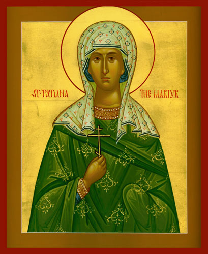 Sfânta Muceniță Tatiana, diaconița Sfânta Muceniță Tatiana, diaconița