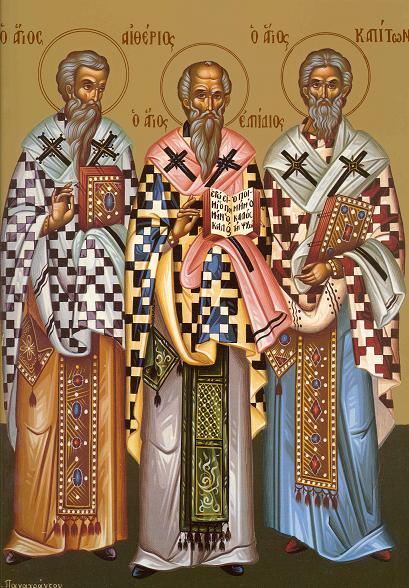 Sfinții Mucenici Episcopi din Cherson: Eterie, Elpidie și Capiton