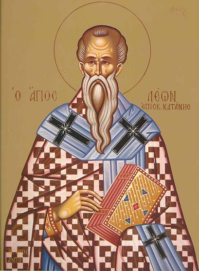 Sfântul Leon, Episcopul Cataniei