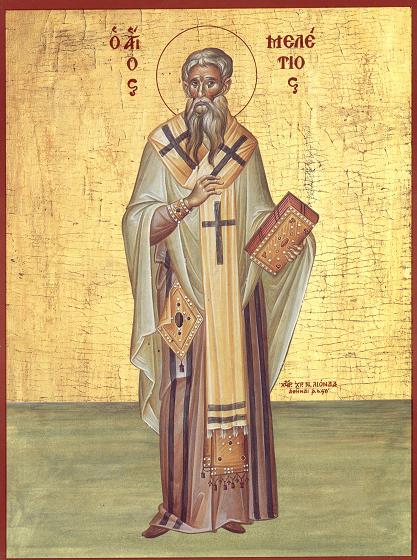 Sfântul Meletie, Arhiepiscopul Antiohiei celei Mari