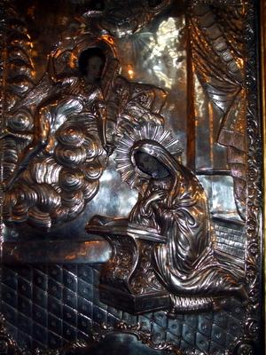 Icoana hramului Bisericii Buna Vestire din Iași