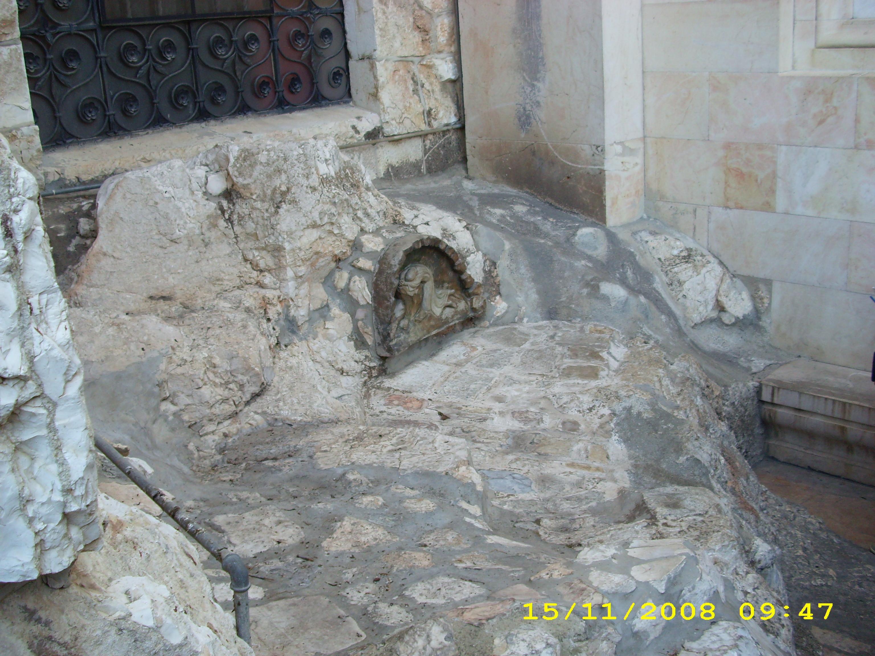 Locul rugăciunii lui Hristos din Grădina Ghetsimani