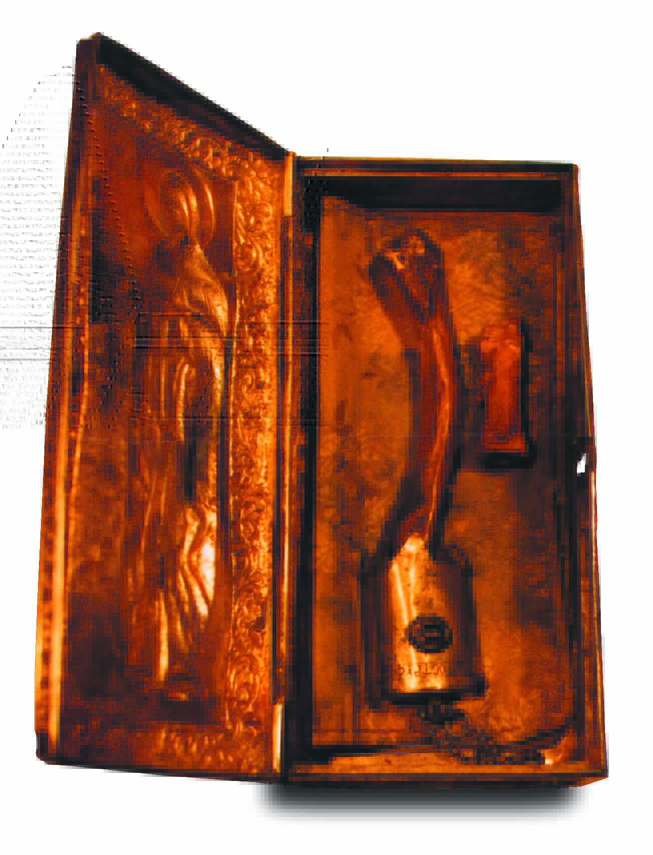 Chivot cu moaștele Sfântului Mucenic Trifon și a Sfintei Mare Mucenițe Marina