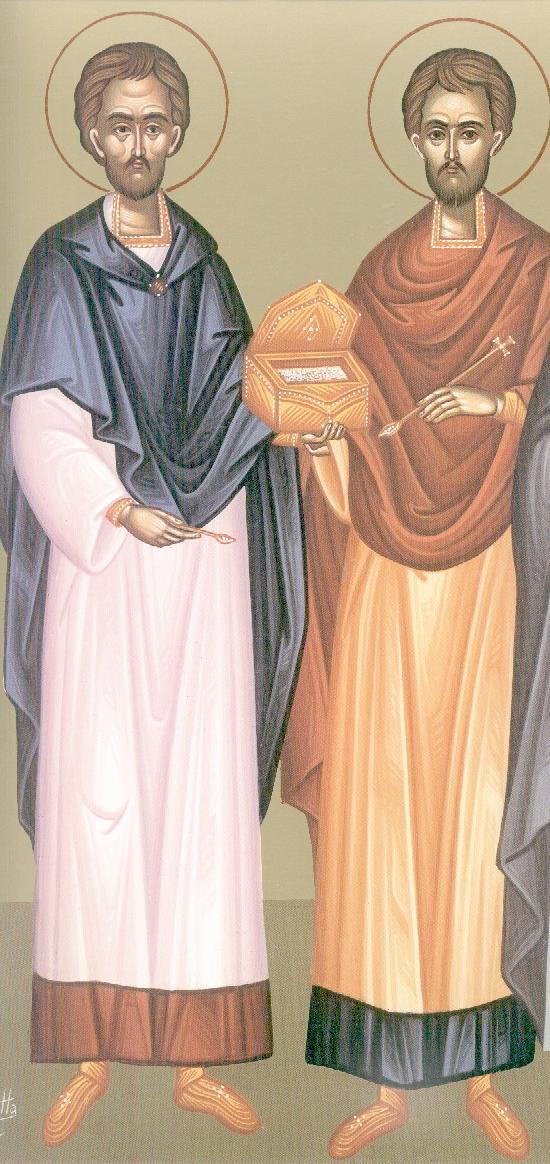 Sfinții Doctori fără de arginți, făcători de minuni, Chir și Ioan