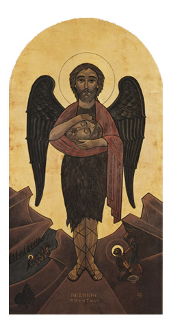 Icoană coptică a Sfântului Ioan Botezătorul