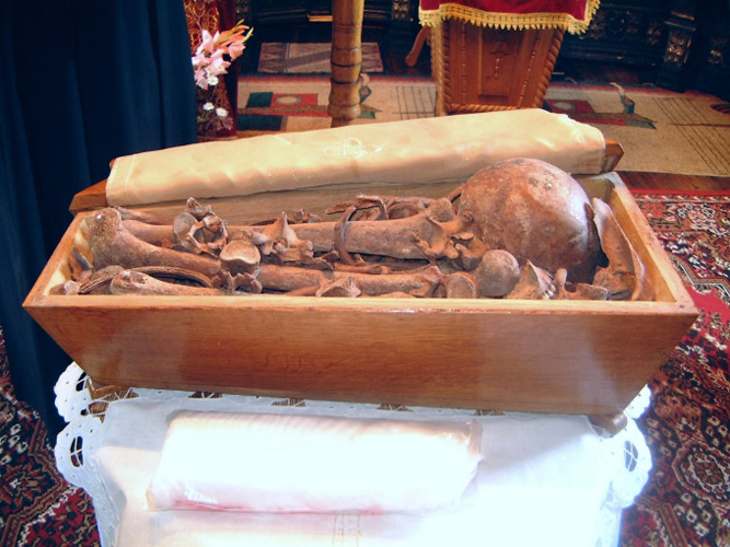 Moaștele Sfântului Cuvios Onufrie de la Vorona