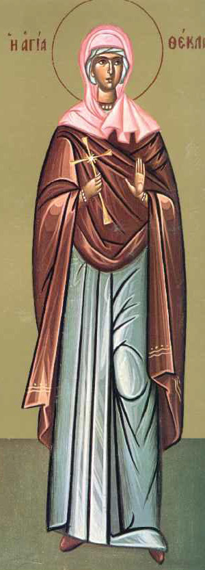 Sfânta Mare Muceniță, întocmai cu apostolii, Tecla