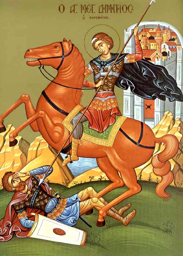 Sfântul Mare Mucenic Dimitrie, Izvorâtorul de mir