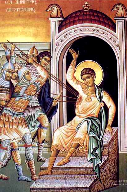 Sfântul Mare Mucenic Dimitrie, Izvorâtorul de mir