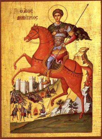 Sfântul Mare Mucenic Dimitrie, Izvorâtorul de mir