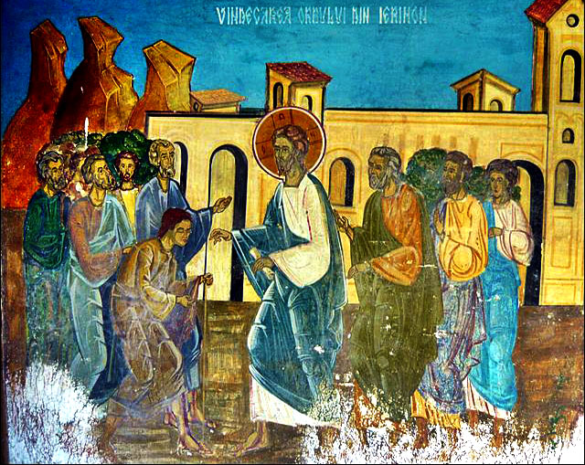 Vindecarea orbului din Ierihon