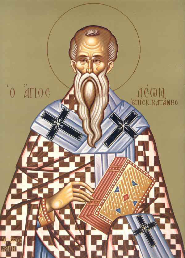 Sfântul Ierarh Leon, Episcopul Cataniei