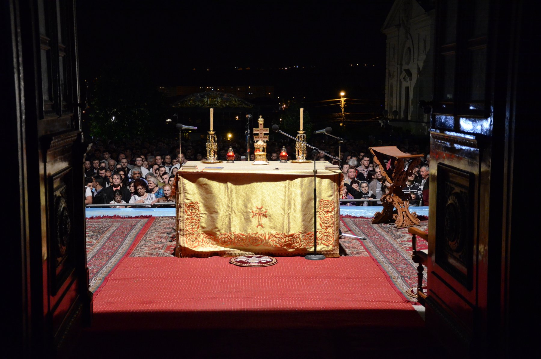 Slujba Învierii la Catedrala mitropolitană din Iași