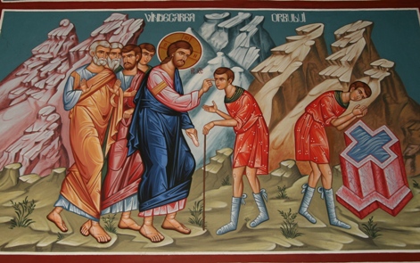 Vindecarea orbului din naştere